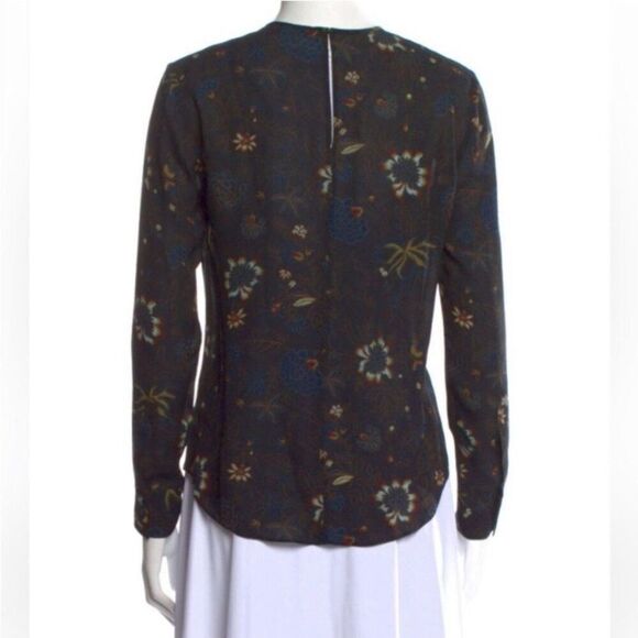 A.L.C. Noemi Silk Floral Chiffon Blouse XS 0 - Picture 5 of 9